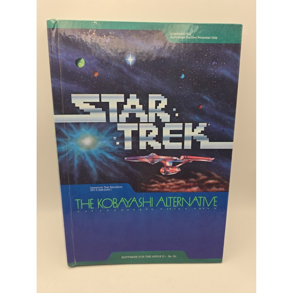 Star Trek The Kobayashi Alternative Vintage Commodore 64 1985 / Book Only Used